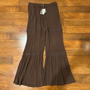 Matilda Jane Brown Tiered RufflePants